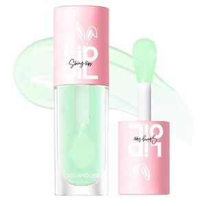NEW VIOLA HOUSE Lip Oil Moisturizing Lip Gloss Clear Moisturizing Green tea